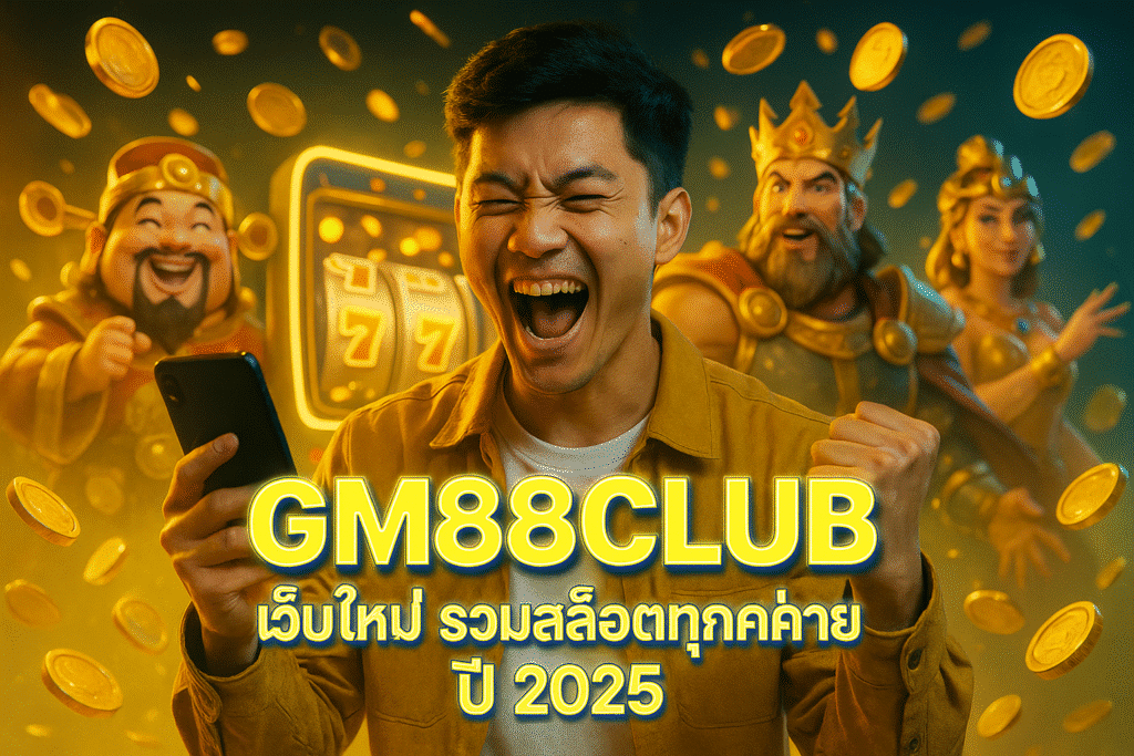 GM88CLUB เว็บใหม่ รวมสล็อตทุกค่าย ปี 2025