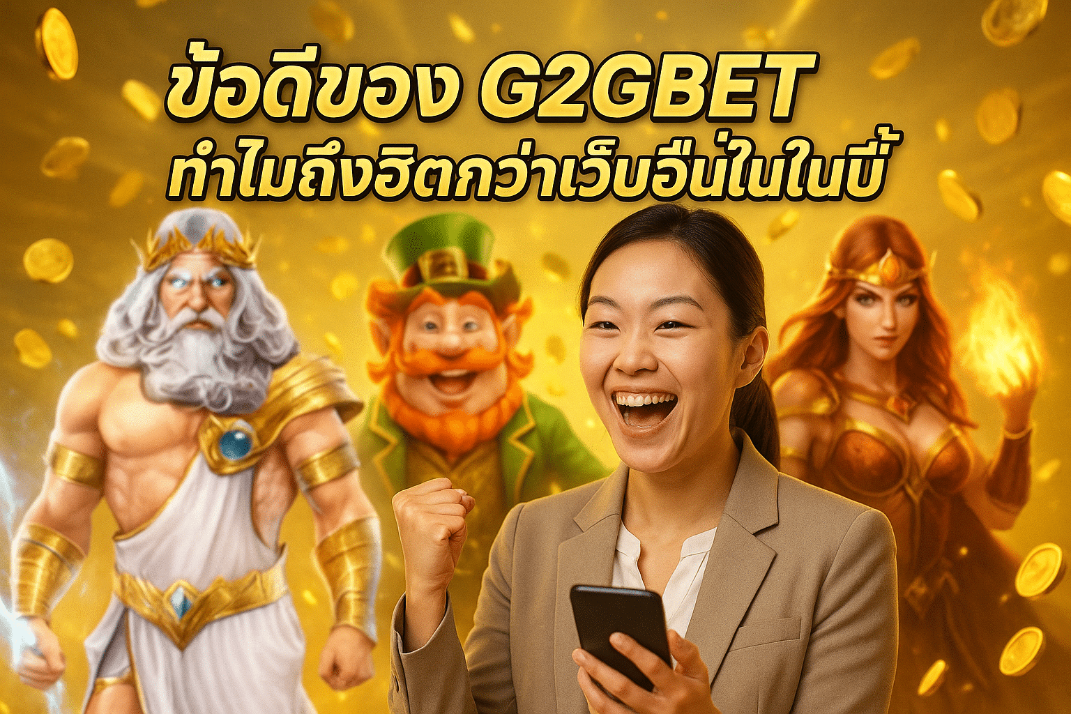 ข้อดีของ G2GBET ทำไมถึงฮิตกว่าเว็บอื่นในปีนี้