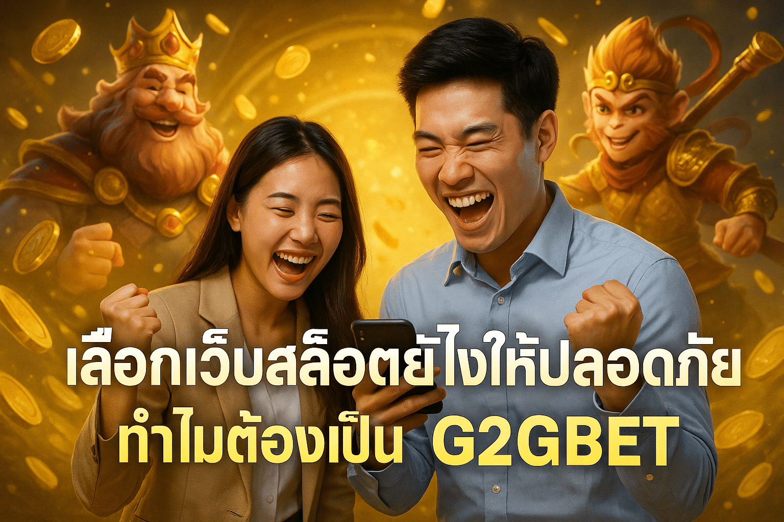เลือกเว็บสล็อตยังไงให้ปลอดภัย ทำไมต้องเป็น G2GBET